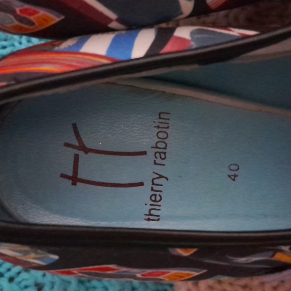 Thierry Rabotin Multicolor Patterned Heels - Picture 2 of 8